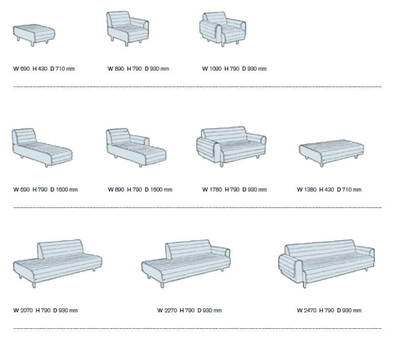Угловой диван из ткани с полуостровом Bosc Kouet ARCH-00121595 - Вид №1