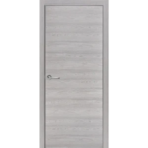 Комплект двери глухая 80x200 см Hardflex цвет ясень серый без доборов