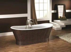 BLEU PROVENCE Отдельностоящая овальная кожаная ванна Vasche freestanding