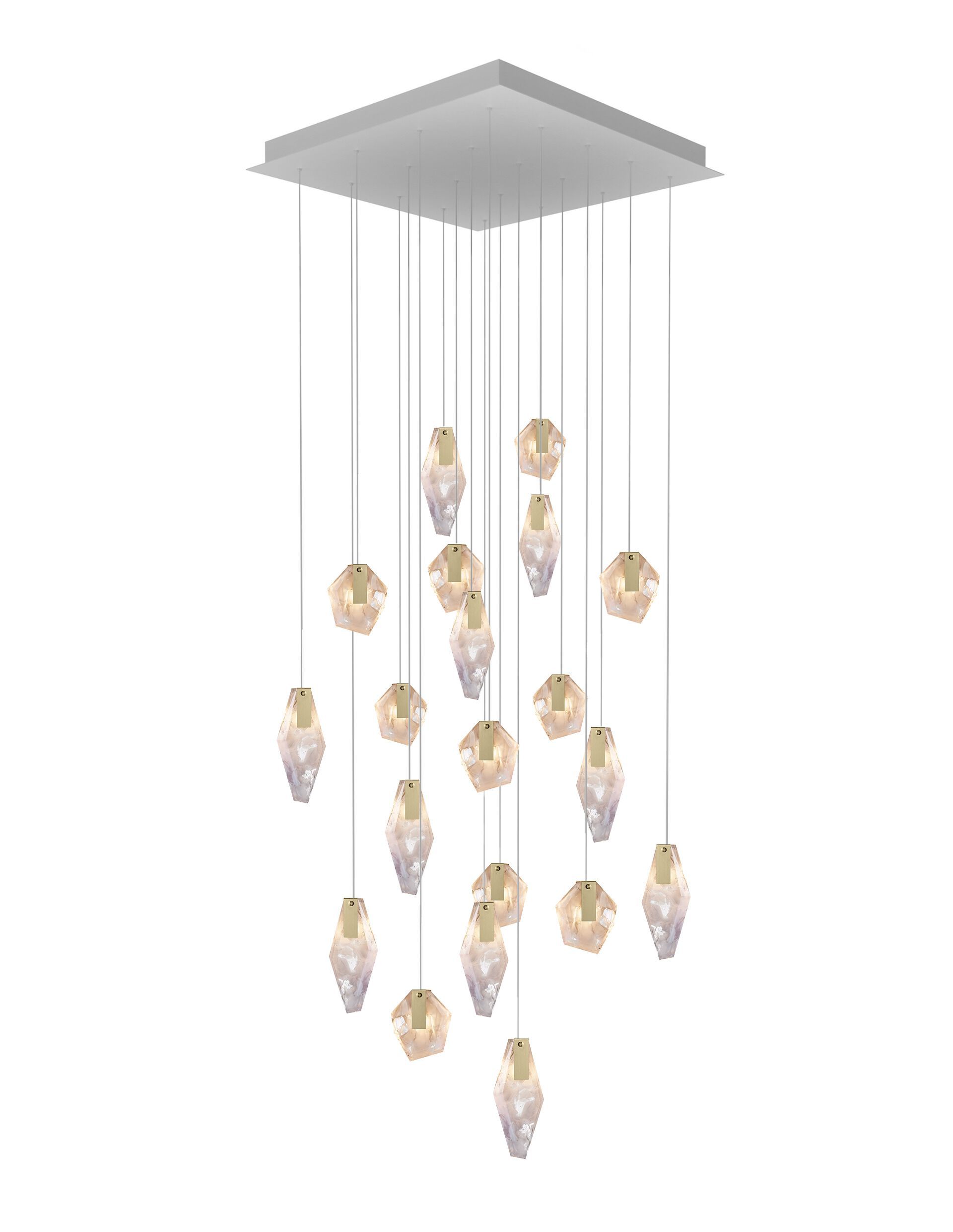 Стеклянная светодиодная люстра bomma Фрагменты ARCH-00006840 - Вид №4