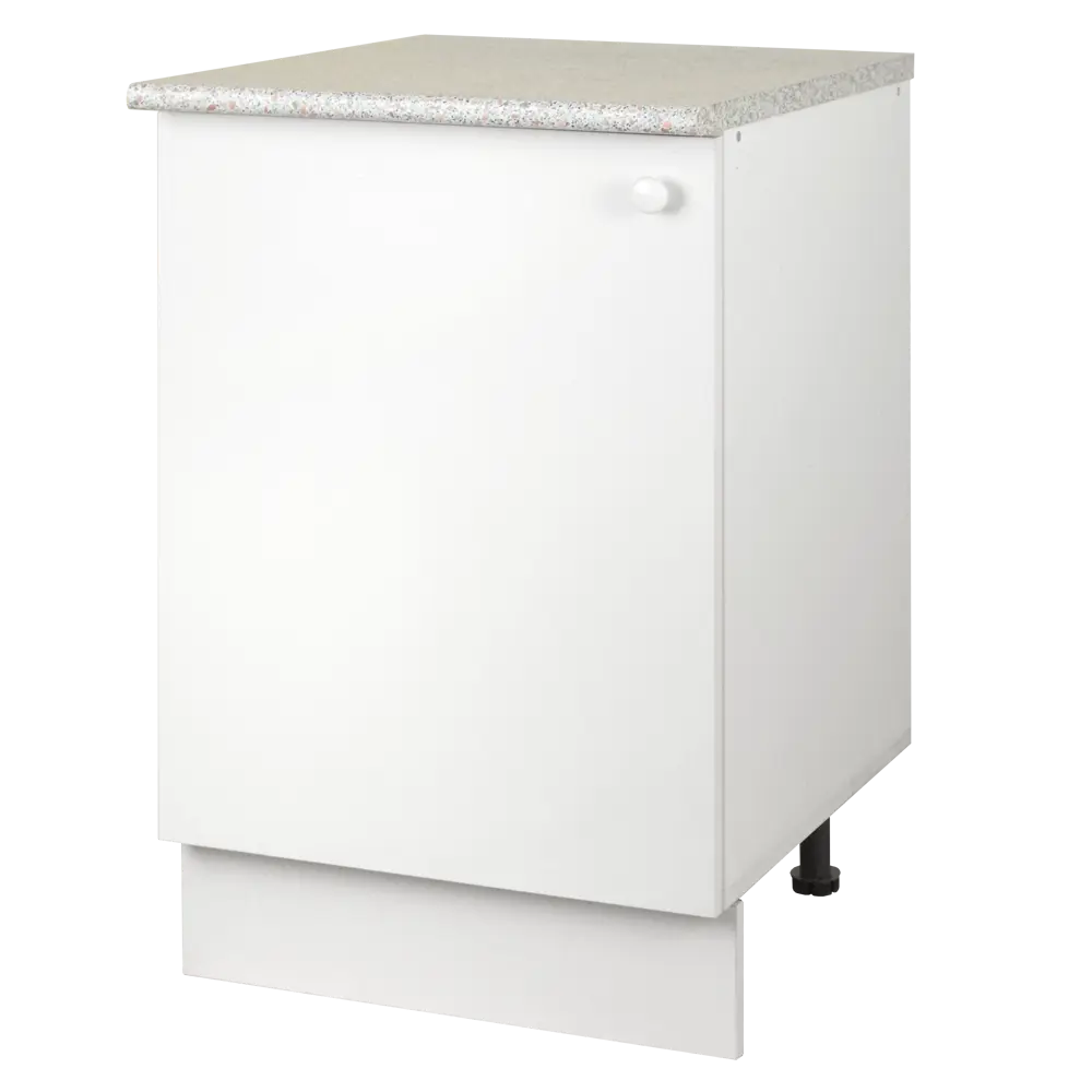 Шкаф напольный Бэлла 50x86x60 см ЛДСП цвет белый 83727748 STLM-2141252 Santreyd