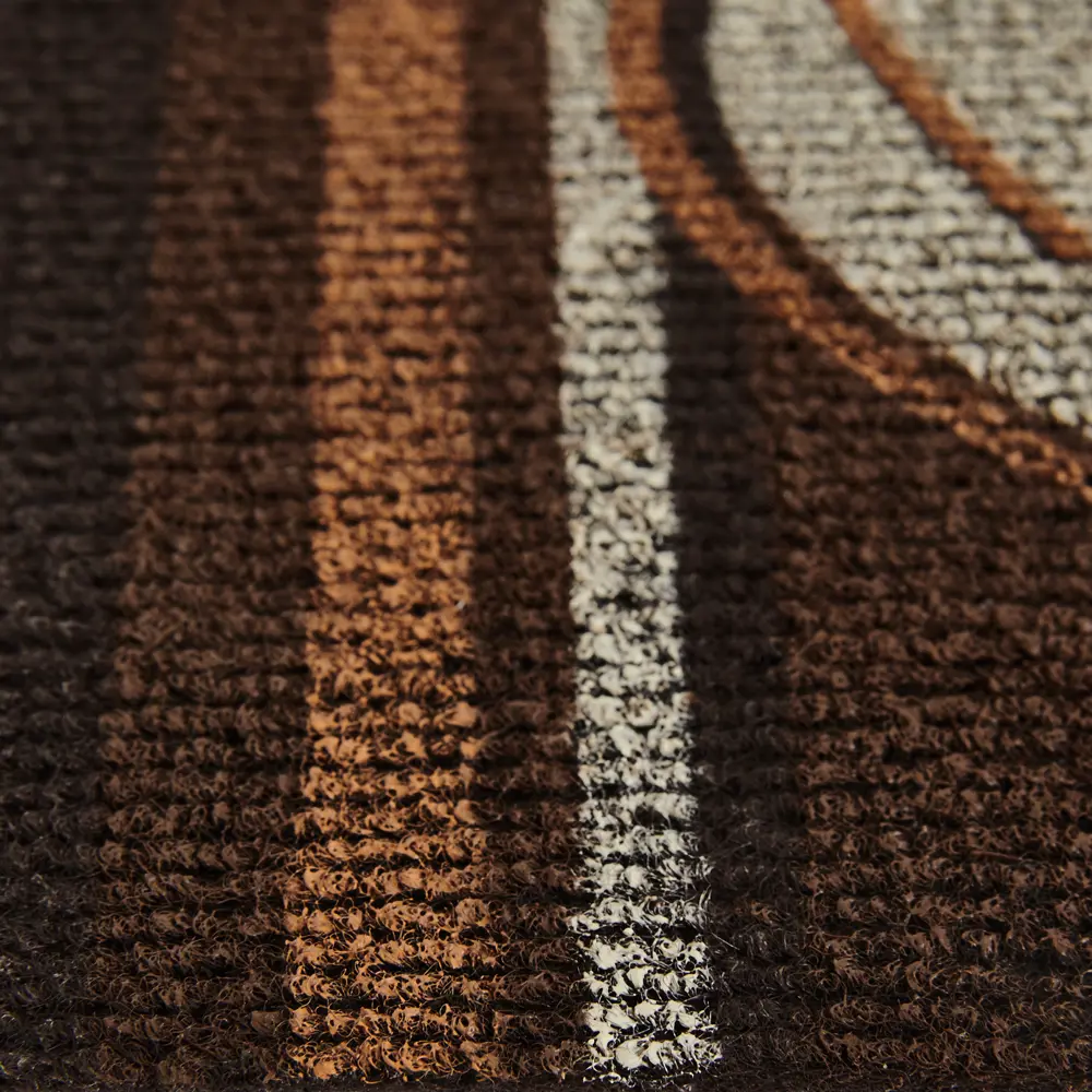 Коврик декоративный полипропилен Нью Эден 45x68 см цвет коричневый CTIM STLM-2175355 - Вид №2