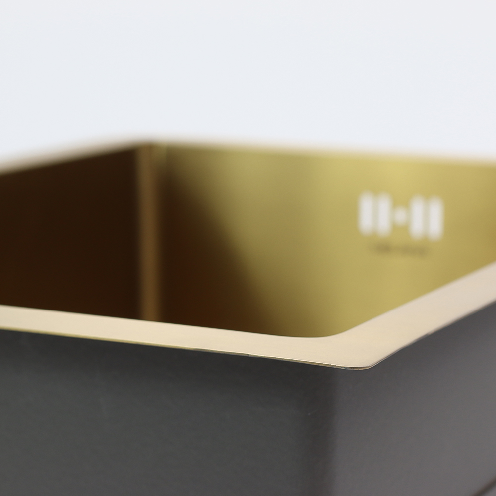 Мойка D5138HG MELANA ProfLine 1,2/220 ЗОЛОТО врезная прямоугольная D5138HG D5138HG золото - Вид №9