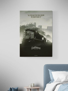 90578269 Плакат Просто Постер "GTA Чертов поезд" 60x90 см в подарочном тубусе STLM-0292261 Santreyd