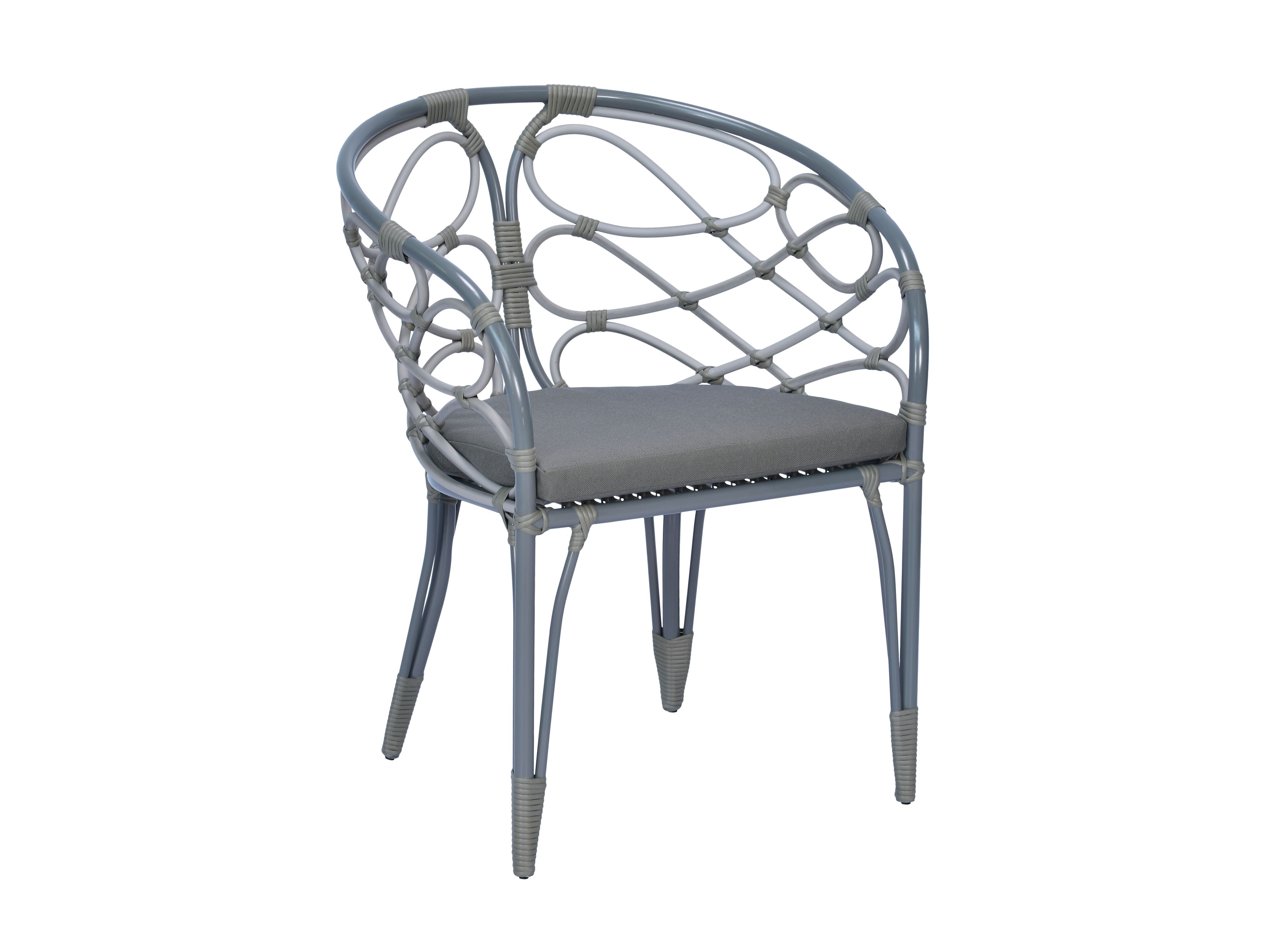 Алюминиевый садовый стул с подлокотниками cbdesign Мелодия ARCH-00116803