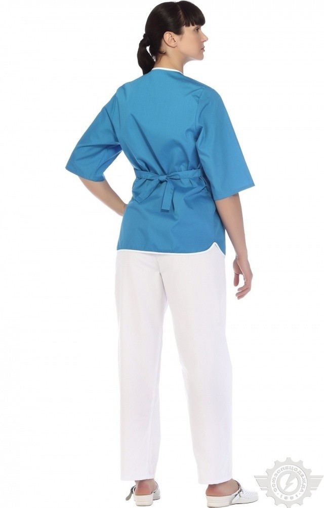 66183 Куртка "Сервис" темно-голубая  Медицинская одежда  размер 54/158-164 Спецодежда  - Вид №10