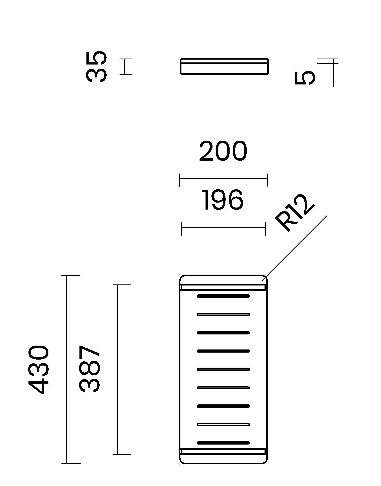 Раздвижной поддон из нержавеющей стали TASCA 280.RD / RB ARCH-00056676 - Вид №3