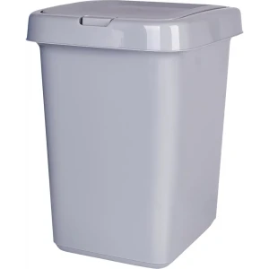 Контейнер для мусора 25 л пластик цвет серый