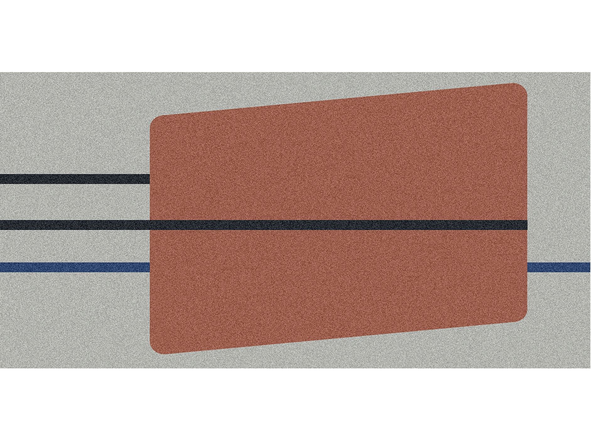 Узорчатый прямоугольный коврик для ванной комнаты Antoniolupi летающая геометрия ARCH-00129157