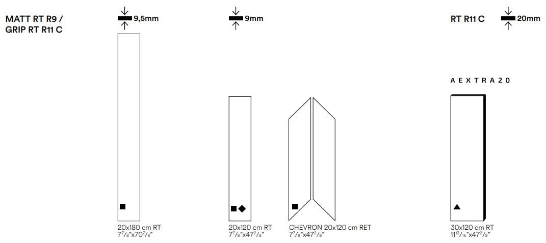 Напольное покрытие из керамогранита под дерево для внутреннего и наружного применения Ceramiche Caesar Rever ARCH-00032573 - Вид №7