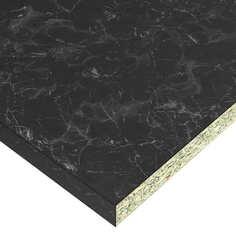 Столешница Delinia Кунгур 120x3.9x80 см HPL/ДСП цвет черный ДСП Прямой угол STLM-2212223 - Вид №2