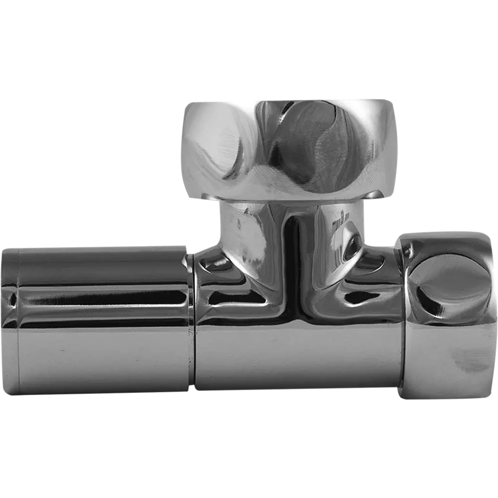 Вентиль для полотенцесушителя угловой, гайка-гайка, 3/4"x1", хромированная латунь Santreyd STLM-2028995 - Вид №2
