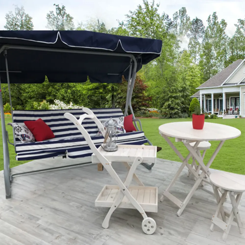 Стол круглый «Бриз» раскладной, окрашенный Santreyd STLM-2204215 - Вид №6