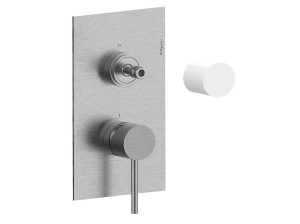 Однорычажный смеситель для душа из нержавеющей стали с переключателем