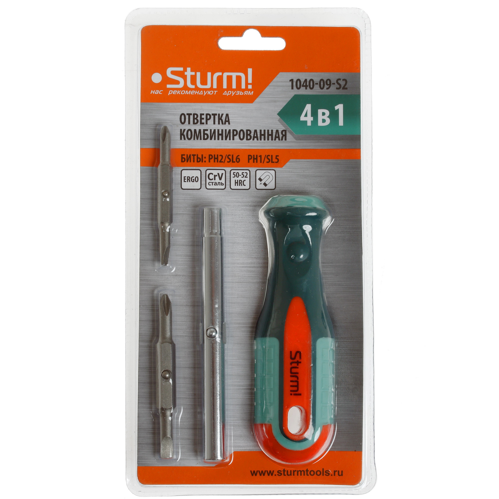 Отвертка с насадками/битами Sturm! 1040-09-S2 1287128 STDN-0145460