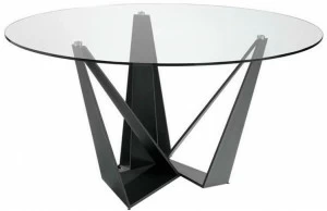 Angel Cerdá Круглый стол для гостиной из нержавеющей стали и стекла Loft tendencia 1045