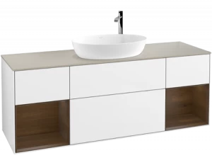 Villeroy&Boch Тумба под раковину Прямоугольная версия F983GNGF Finion Glossy White Lacquer