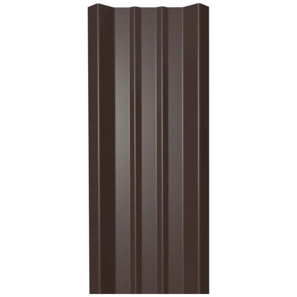 Штакетник-М 69мм 1.8 м коричневый Santreyd STLM-2122176