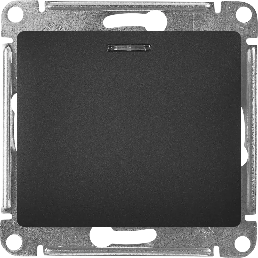 Schneider Electric Glossa — встраиваемый переключатель с 1 клавишей антрацит 86710492 STLM-0070862 - Вид №1