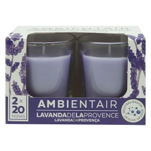 Свечи ароматические 2 штуки "Французская лаванда" AMBIENTAIR  00-3881035 Фиолетовый