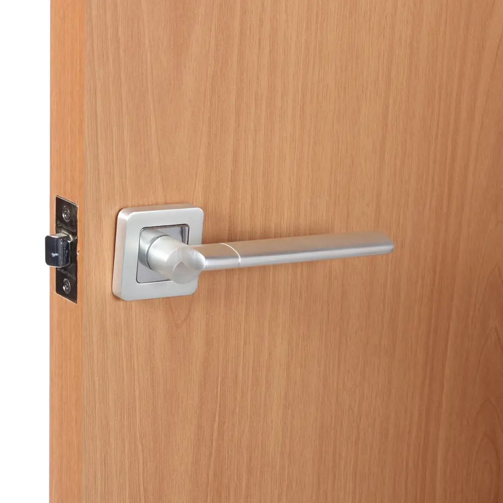 Дверная ручка Inspire «SQ Kredo», без запирания, комплект, цвет белый STLM-2200239 - Вид №6