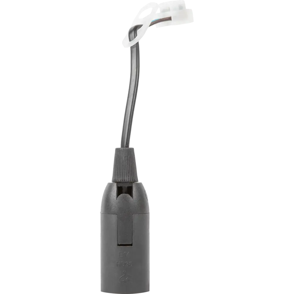 Патрон пластиковый Е14 цвет чёрный времянка Santreyd STLM-2140946