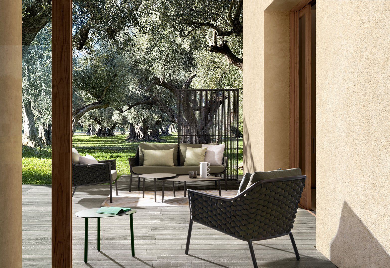 Веревочный садовый перегородочный экран BIZZOTTO PAXSON ARCH-00137853 - Вид №6