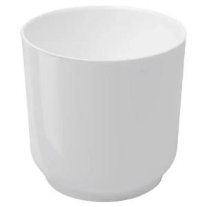 Кашпо Evergreen Design Дельта 22x22x22 см v6.4 л пластик белый