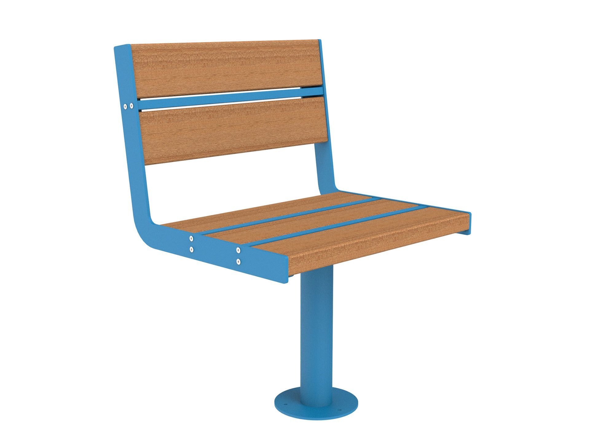 Скамья из окуме со спинкой Lazzari Joy ARCH-00059509 - Вид №5