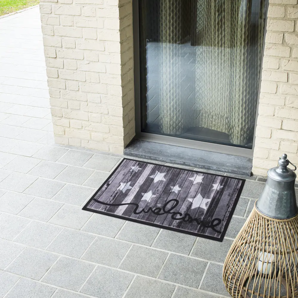 Коврик Inspire Welcome 45x75 см полиэстер на ПВХ цвет серый STLM-2120833 - Вид №3