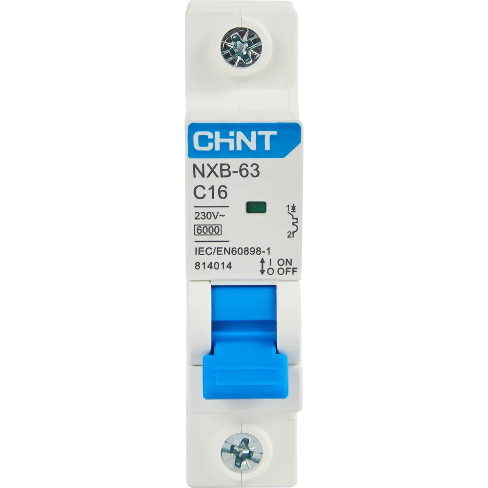Автоматический выключатель CHINT NXB-63 1P C16 А 6 кА STLM-2091077 - Вид №1