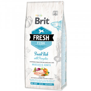 ПР0049481 Корм для собак Fresh Рыба с тыквой для крупных пород сух. 12кг Brit