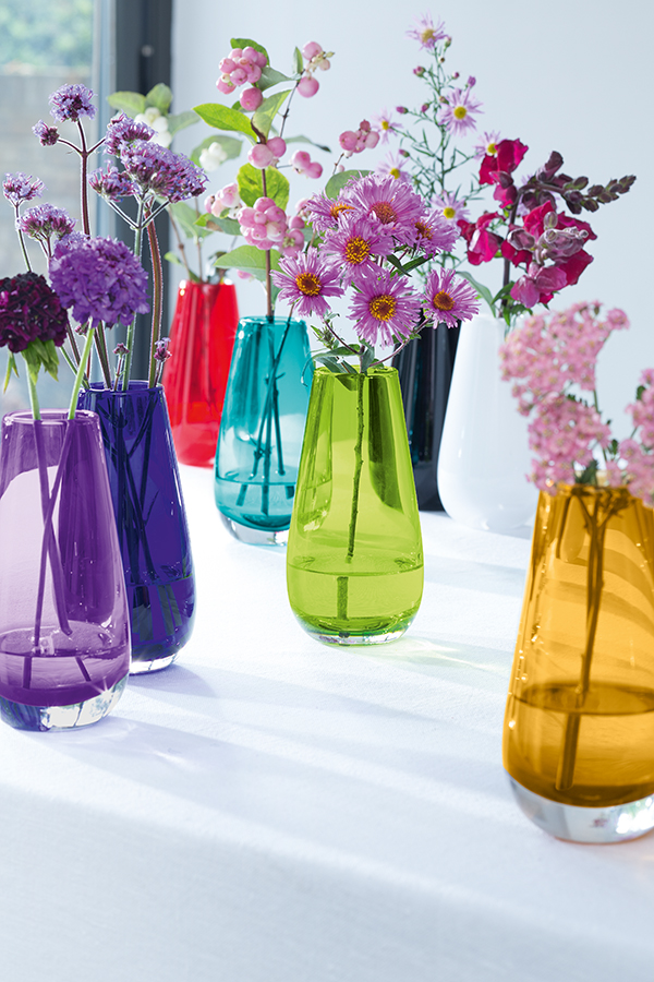 Ваза стеклянная в форме бутона мока 14 см Flower Colour LSA INTERNATIONAL - 253430 Коричневый  - Вид №4