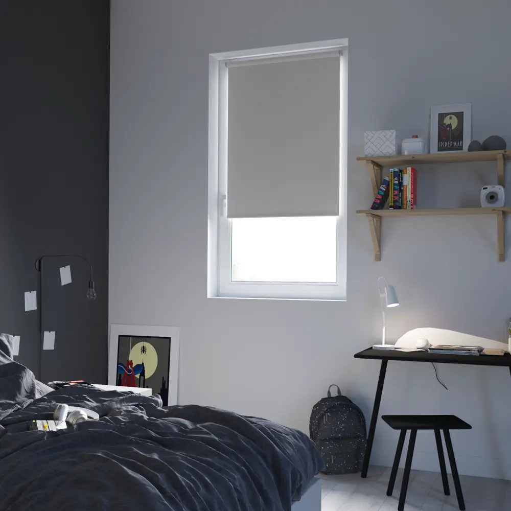 INSPIRE Belem - Рулонная штора блэкаут светло-серая 120×175 см 82689385 STLM-0034090 - Вид №9