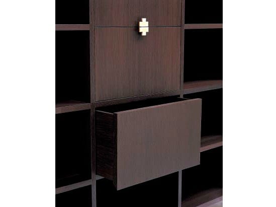 Деревянный офисный книжный шкаф OAK Rathi Office Furniture ARCH-00053628 - Вид №1