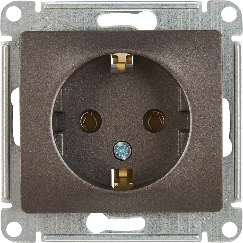 Schneider Electric Glossa - Розетка скрытого монтажа в графитовом исполнении 84693619 STLM-0053762