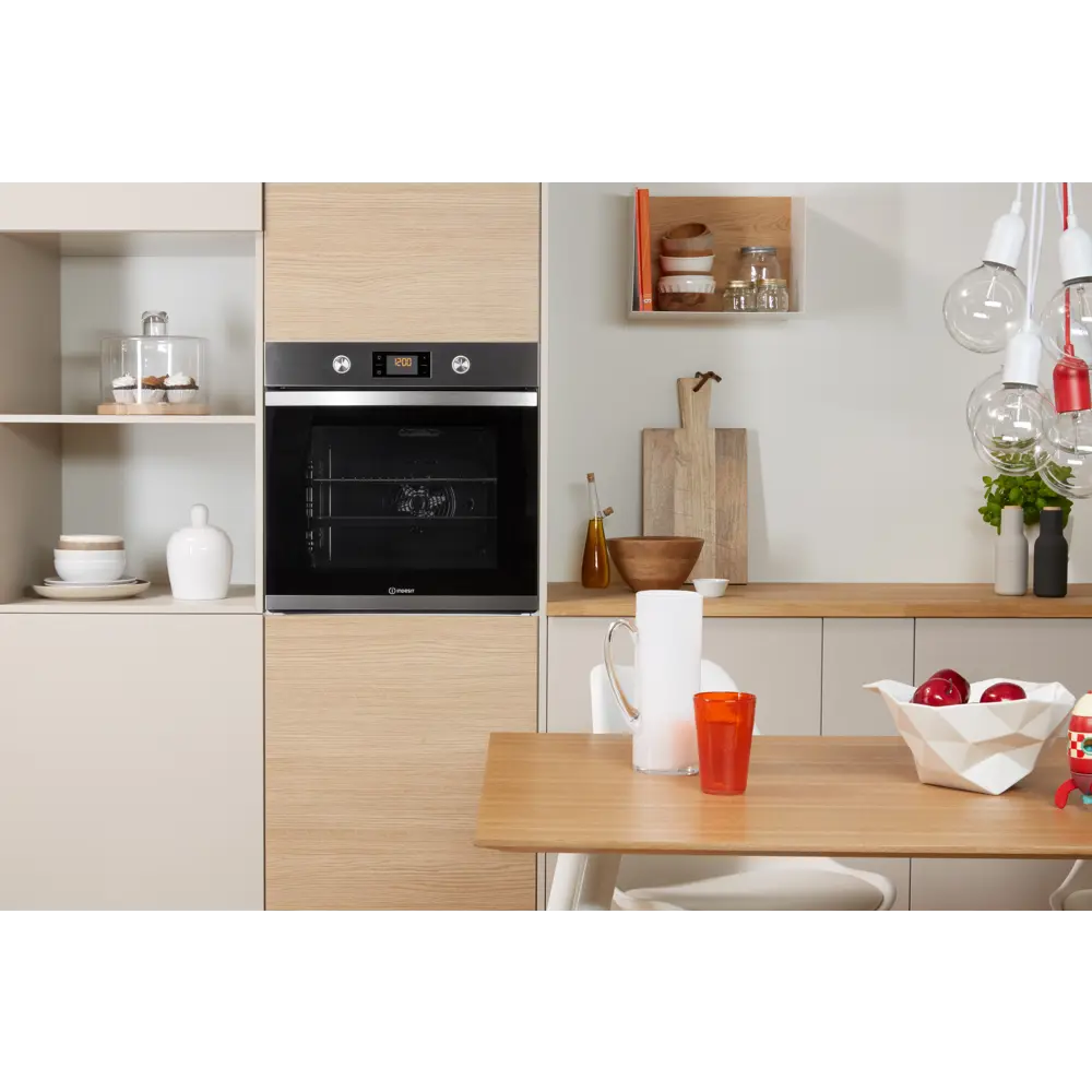 Духовой шкаф электрический Indesit IFW 3844 JP IX 59.1x59.1x55.1 см цвет нержавеющая сталь STLM-2133379 - Вид №6