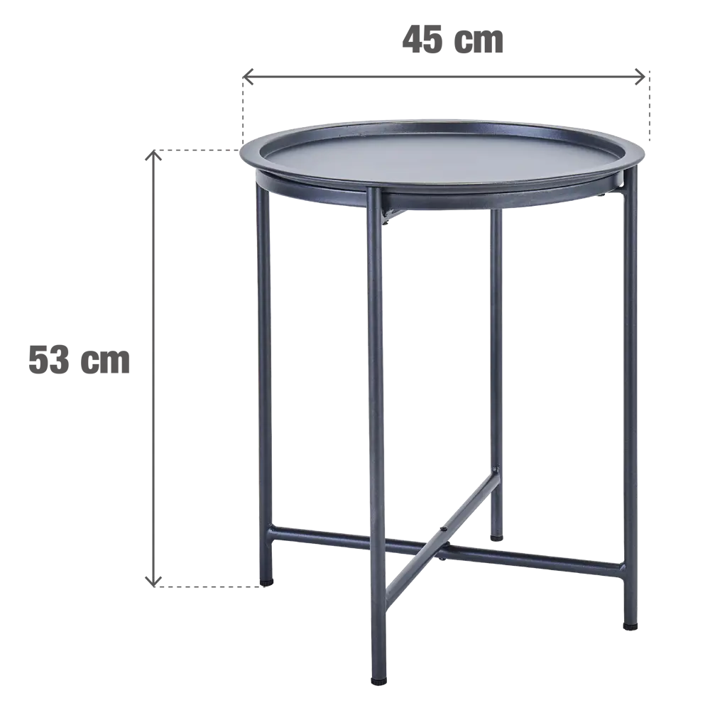 Стол садовый круглый NATERIAL Mobis - компактный переносной для террасы и дачи 83813044 STLM-0044647 - Вид №10