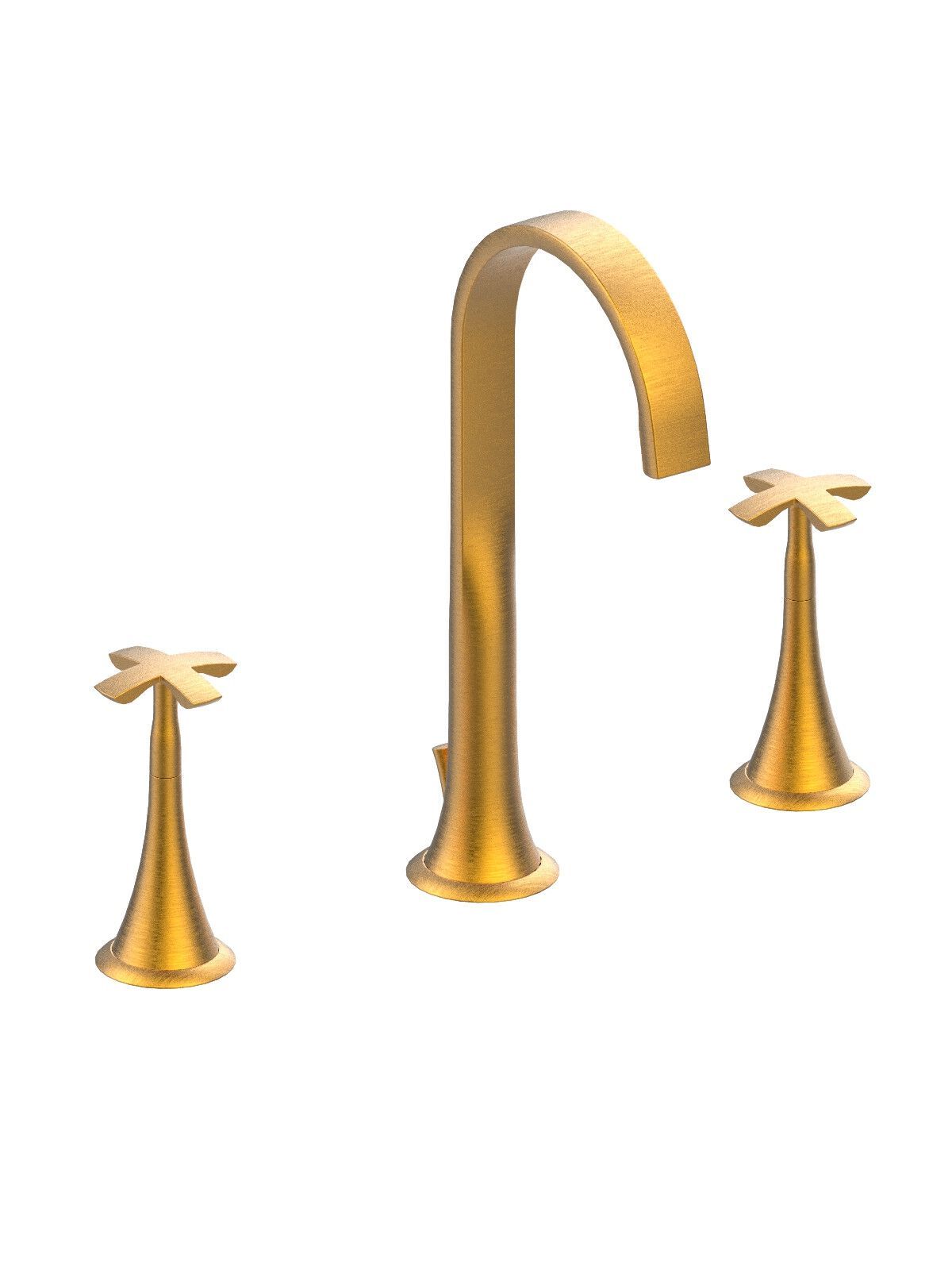 Высокий смеситель для раковины с раздельными розетками Rubinetterie Frattini Lucrezia ARCH-00072703 - Вид №11