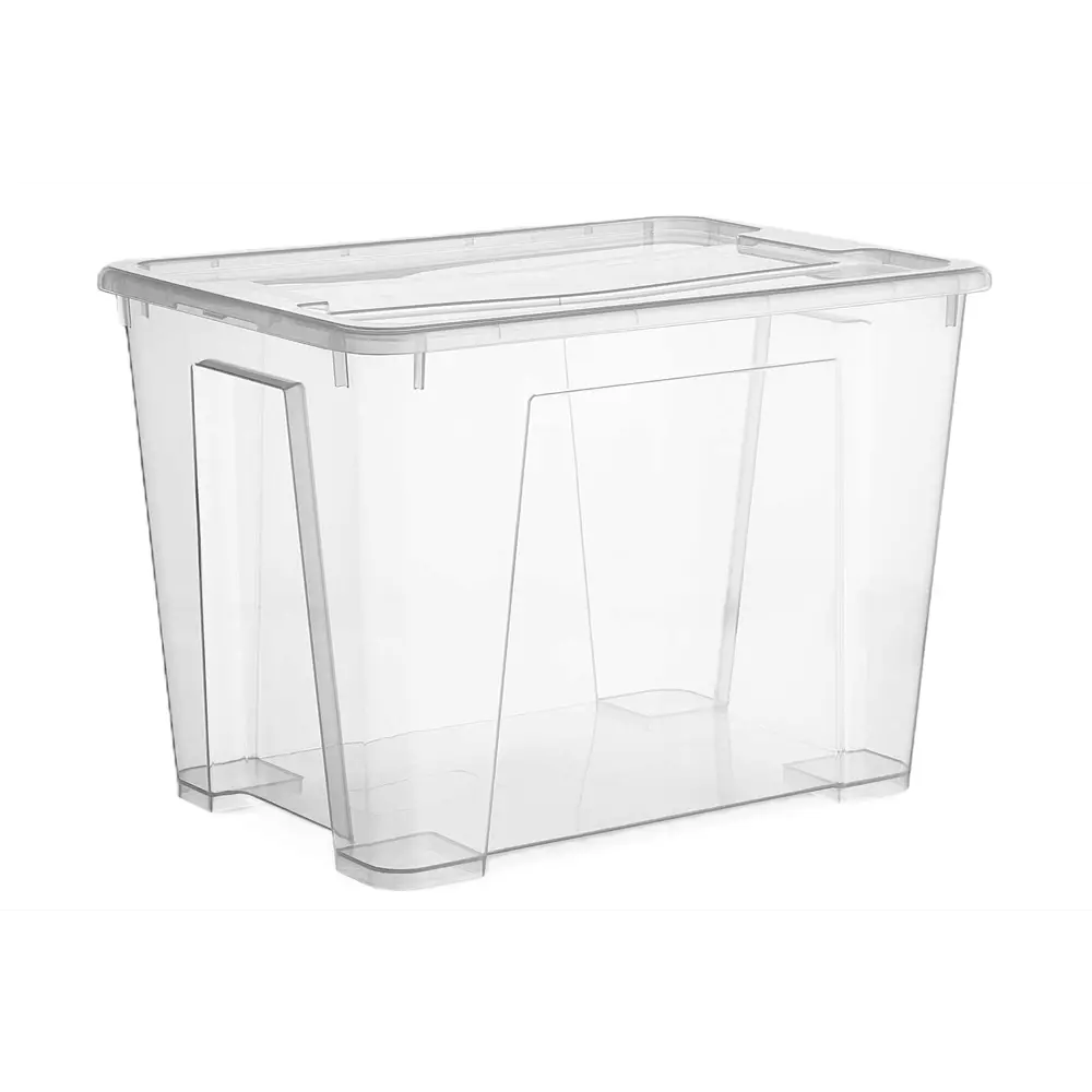 Контейнер с крышкой 39x28x28 см 22 л полипропилен цвет прозрачный Santreyd Серия отсутствует STLM-2171769 - Вид №4