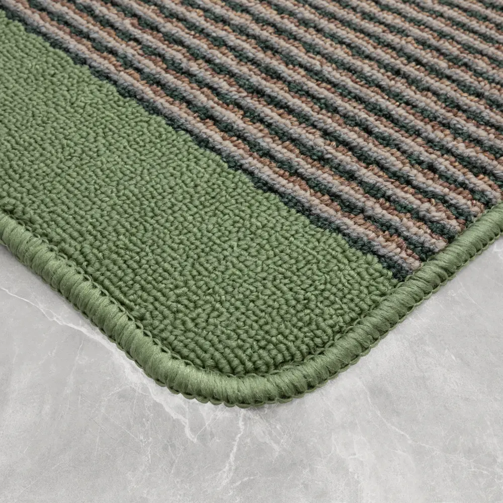 Коврик Santreyd Derby - зеленый акцент для современного интерьера 50x80 см 85565575 STLM-0063895 - Вид №2