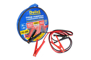 16051058 Провода для прикуривания 200 А резина 2,5 м в сумке к-т PS-200 Dollex
