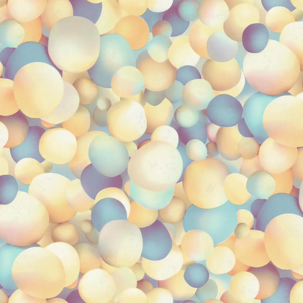 Обои флизелиновые Home Color Bubbles желто-голубые 1.06 м HC71650-63 STLM-2161253 - Вид №1