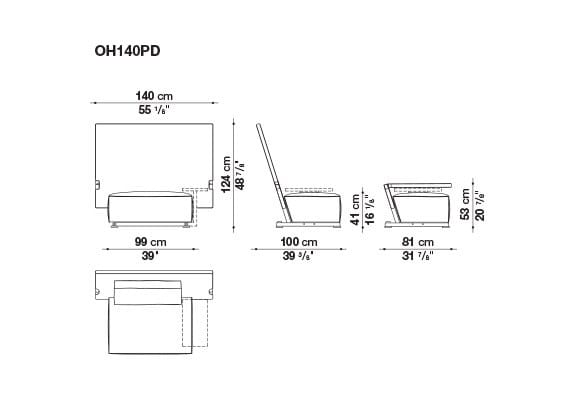 Садовое кресло с высокой спинкой B&B Italia Outdoor OH, IT RAINS! ARCH-00101935 - Вид №3