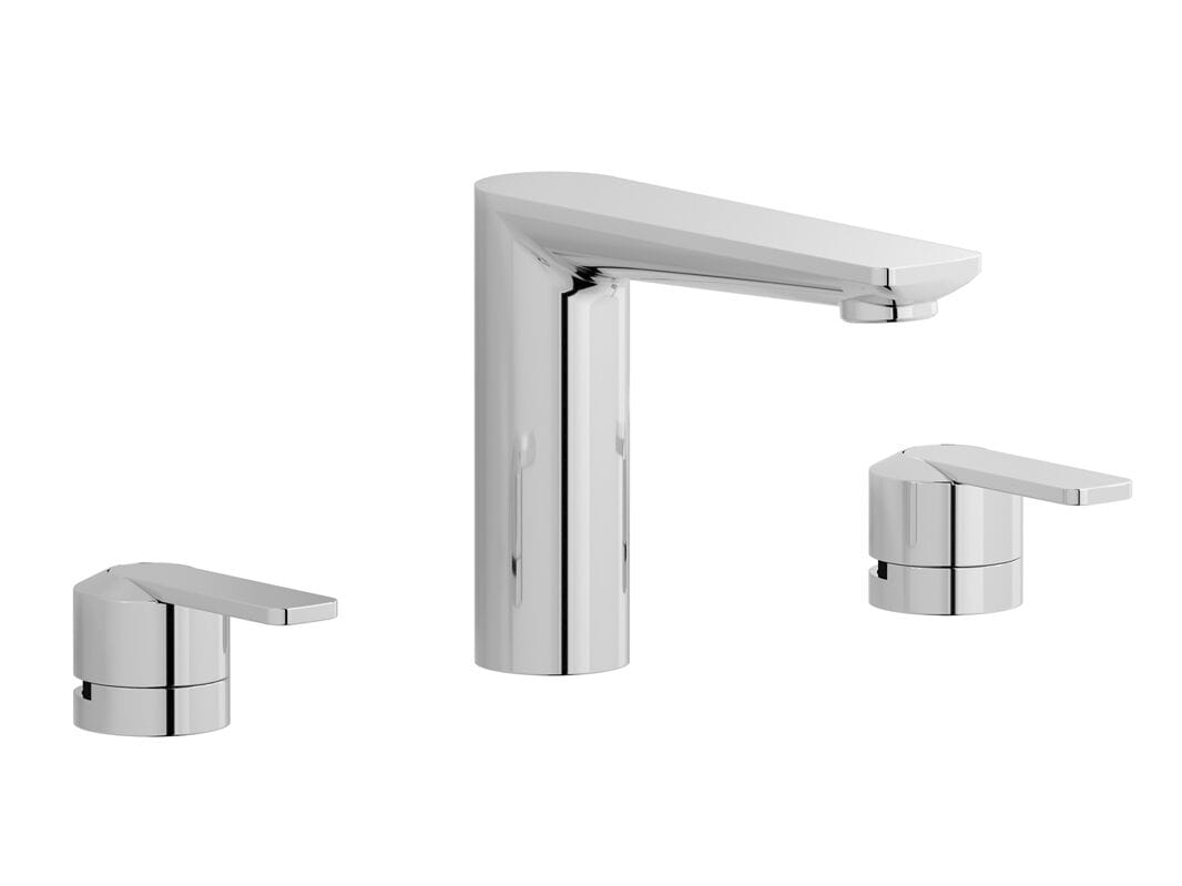 Смеситель для раковины с 3 отверстиями для пола с автоматическим сливом IB C-67 ARCH-00085154