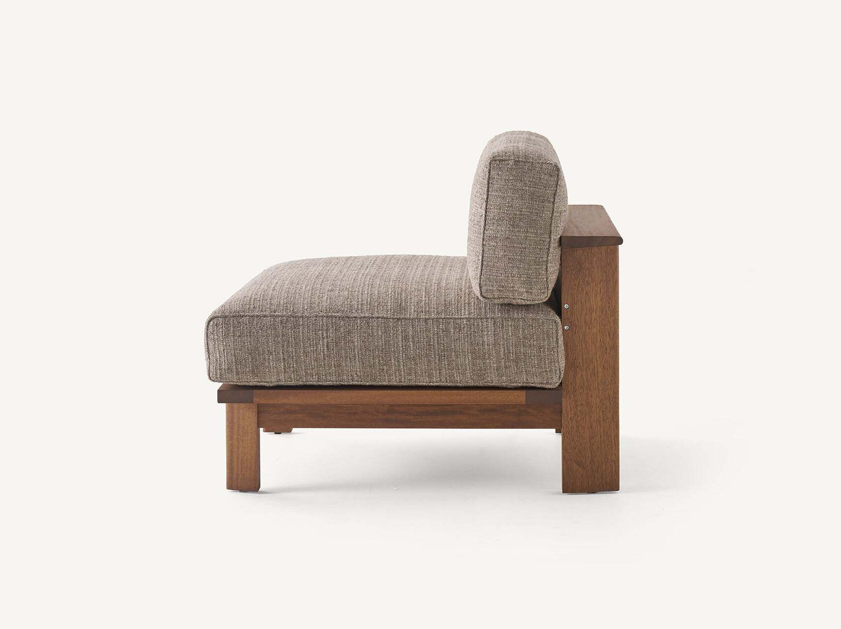 Садовое кресло / деревянное кресло BassamFellows Rail ARCH-00087011 - Вид №2