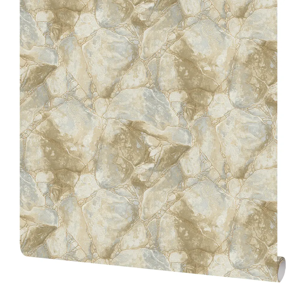 YIEN Canto - Флизелиновые обои цвета капучино для элегантного интерьера 89385836 STLM-1577063