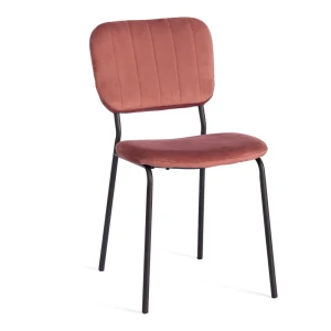 91472482 Кухонный стул Tetchair Carol 82x45x56 см вельвет цвет коралловый STLM-1522993