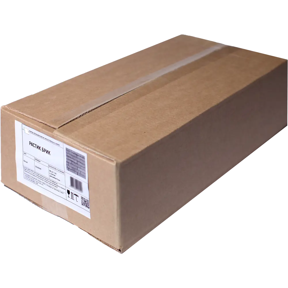 Камень искусственный Ramo Растик брик белый 1м² STLM-2046117 - Вид №3