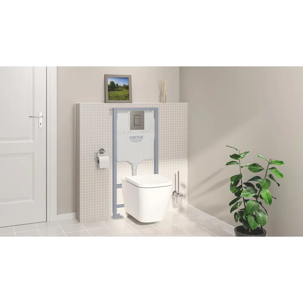 Комплект инсталляция и унитаз Grohe Сет Clova Ceramic STLM-2165003 - Вид №1